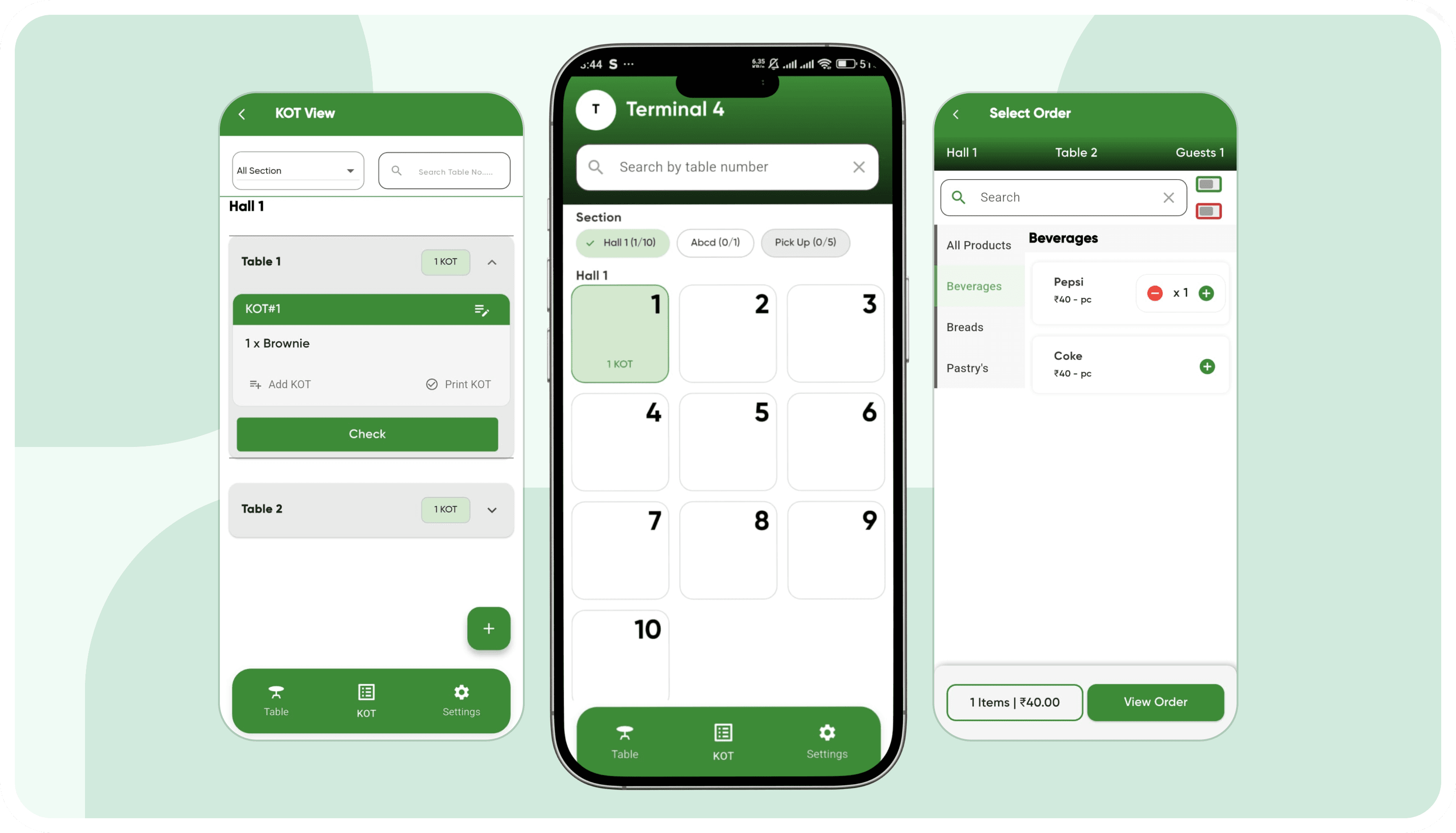 Captain App — Restaurant Order Management System