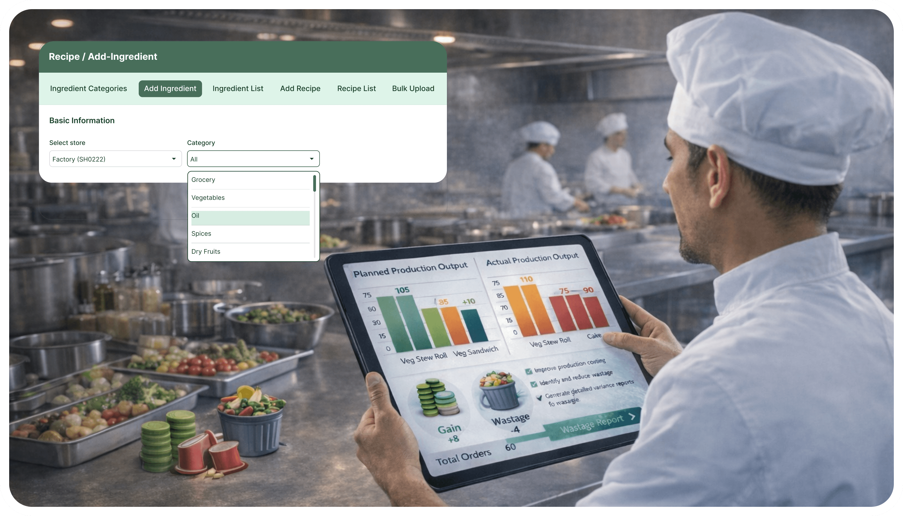 Gain, Loss & Wastage Tracking