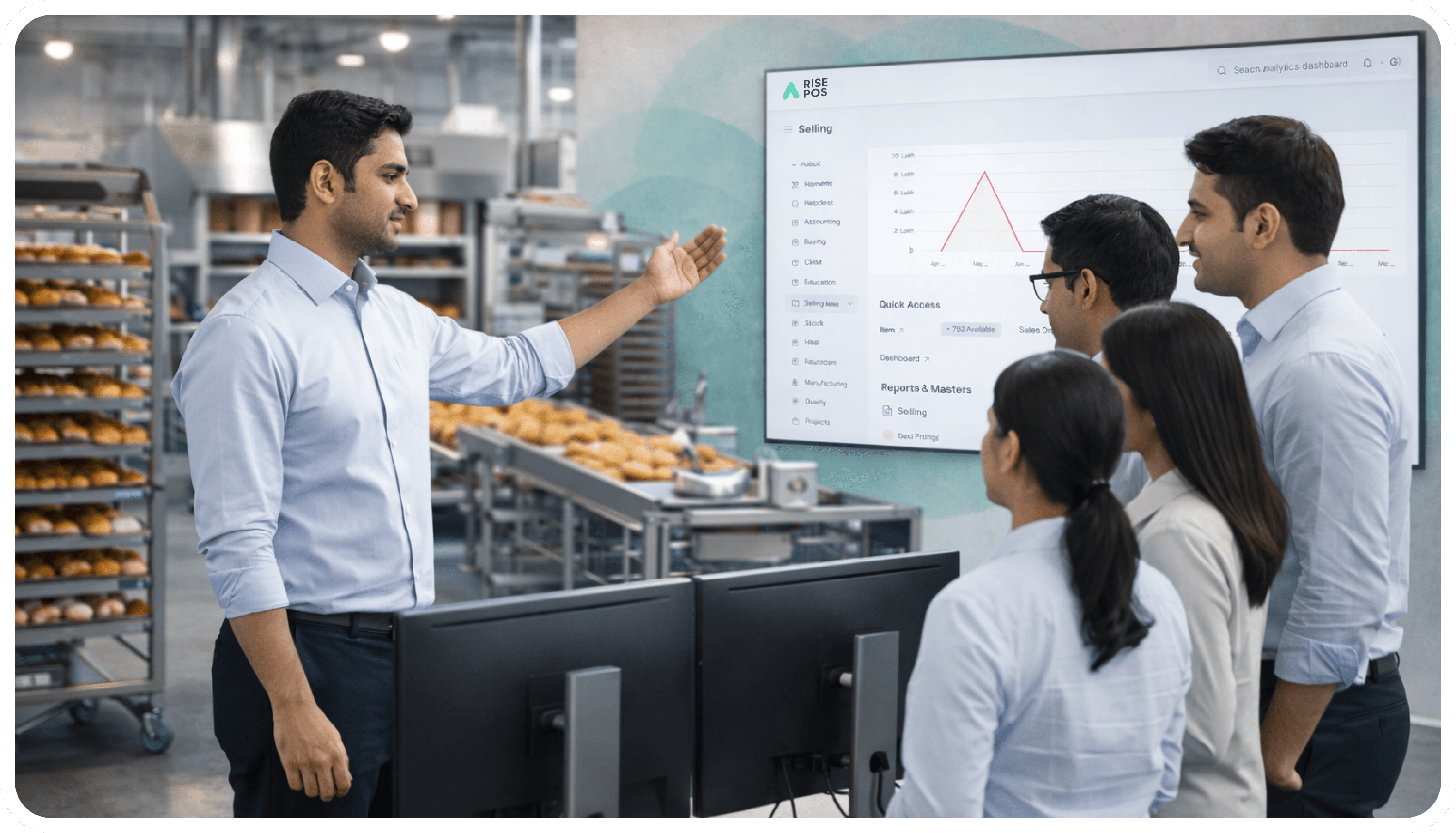 ERP with Rise POS – The Complete Solution for Large-Scale Food Production