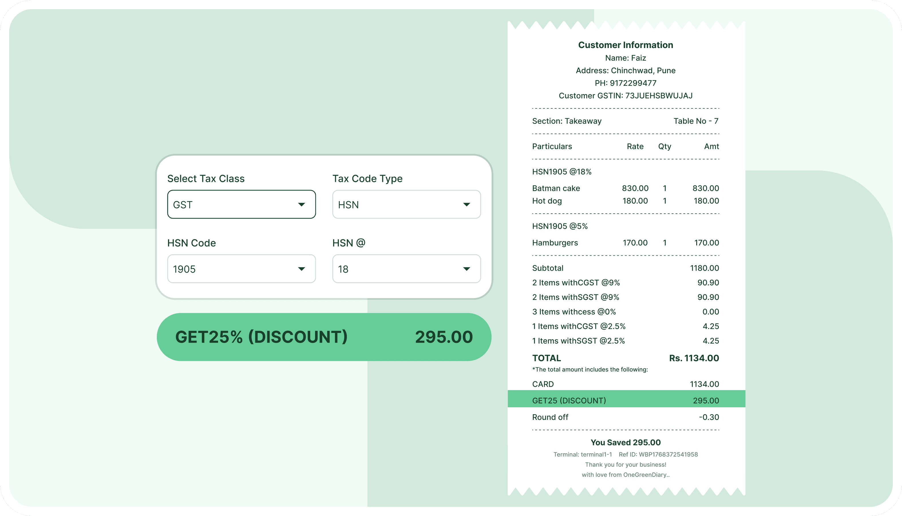 Accurate Restaurant Billing & GST Compliance